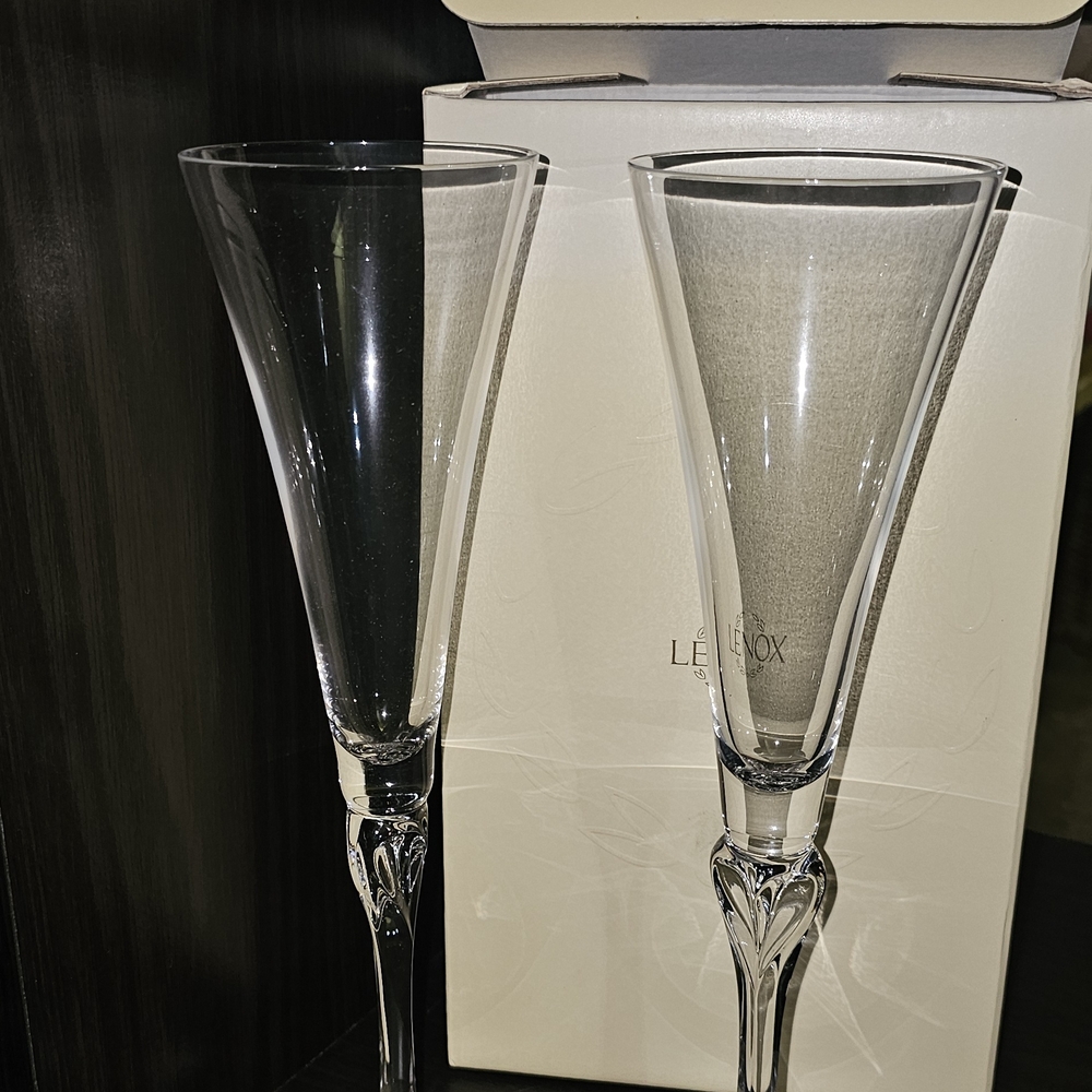 Lenox Clear Crystal Flute Set